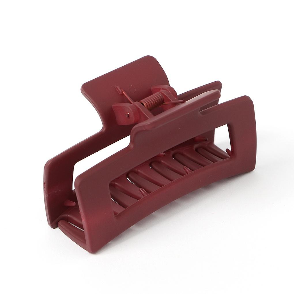 Women's Matte Square Hair Clip (wine) Updo Hair Clip