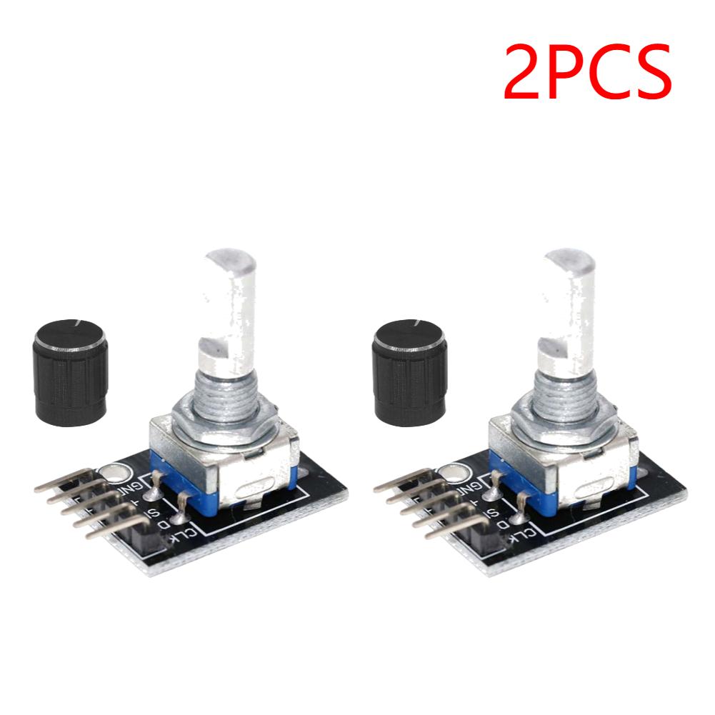 1-10PCS HW-040 360 Degrees Rotary Encoder for switch Module with Knob Cap Rotary Encoder Module Potentiometer Knob Kit