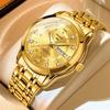 Fatiron Watch Men's Business Fully Automatic Non-Mechanical Watch Waterproof Luminous Double Calendar Watch Quartz New Watch
