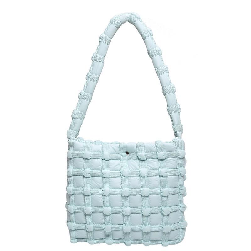 Cream Puff One-shoulder Underarm Bag Korean Style Large-capacity Fashionable Bubble Cloud Commuter Women's Bag.