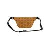 New MCM Fursten Visetos Artificial Leather Sling Bag, Fanny Pack Mini Men's Brown Cognac MMZCAFI01CO001