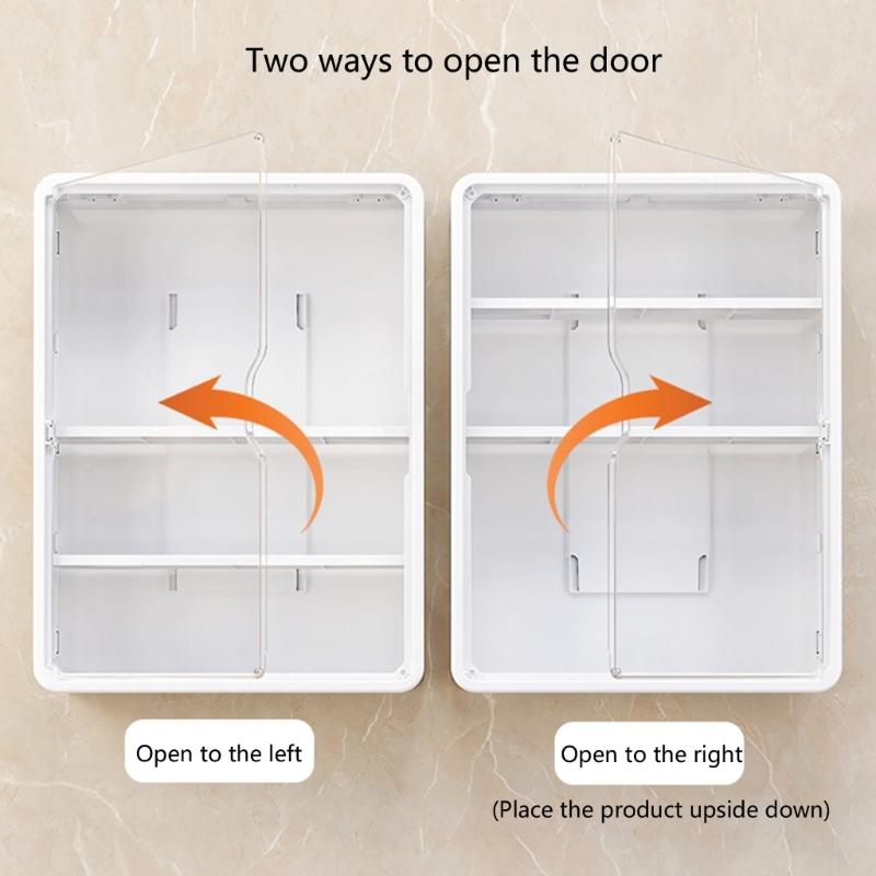 Space Saving Wall Mounted Storage Box Large Capacity Multi Tiers Organiser With Easy Installation For Small Spaces