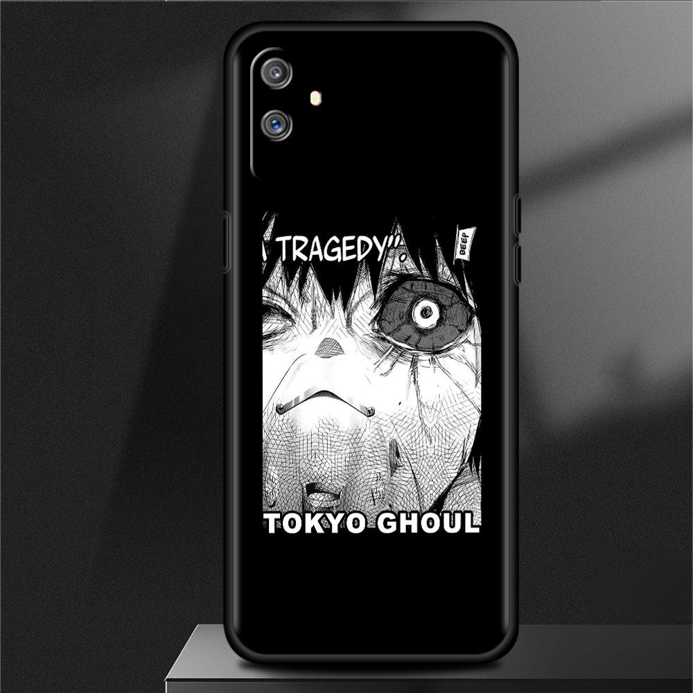 Soft Case For Oppo Realme 8 C21Y C21 GT Neo 2 Pro 3 7 9 Pro 8i 6 C11 9i C35 C15 Master C12 C3 Phone Cover Tokyo Ghoul Anime Capa