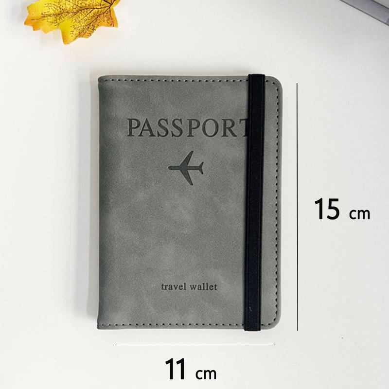 RFID ANTI Blocking Cienkie Etui na Paszport Portfel Podróżny dla Mężczyzn Kobiet Wielofunkcyjny Uchwyt na Dowód Osobisty Kartę Bankową Akcesoria