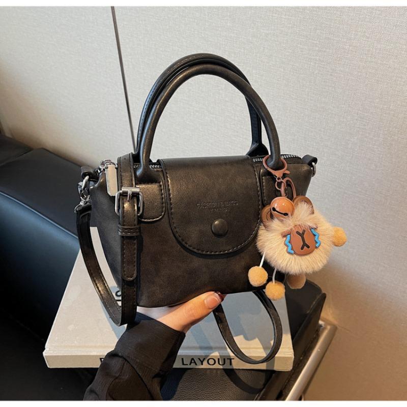 

Premium bag women s new versatile retro fashion portable work commuter bag чёрный