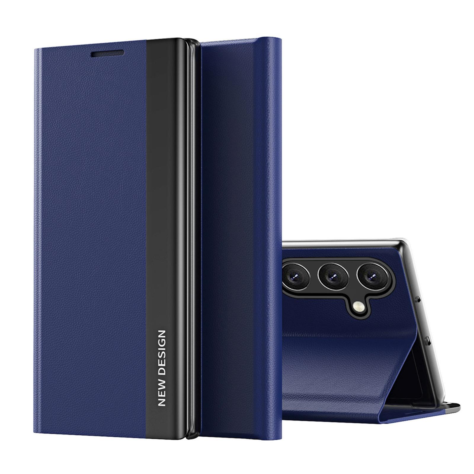 Hurtel Sleep Case Pro Serie - Hoesje Met Klep - Samsung Galaxy S25+ - Niebieski