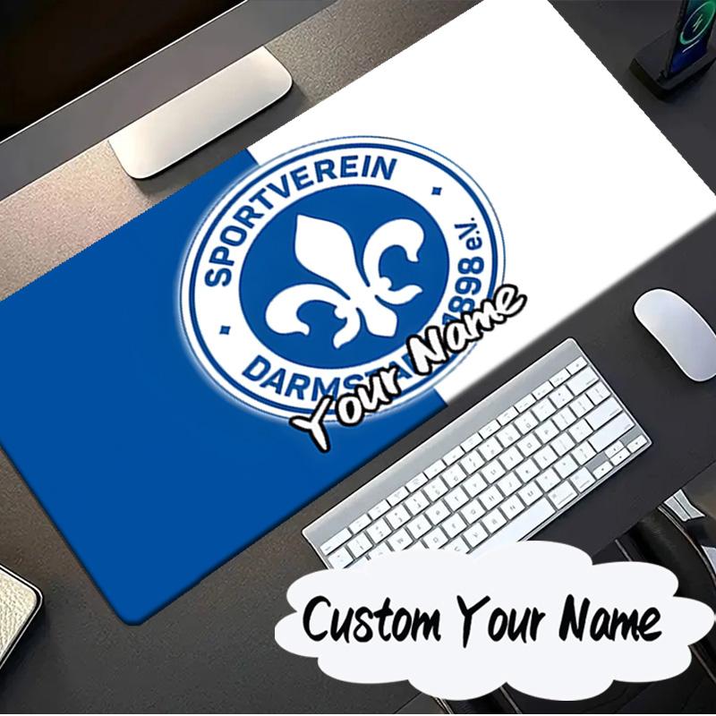 Custom Name Mouse pad Sport Darmstadt Mouse pad, Gaming Mouse Pad, keyboard pad, Desk Decor for computer notebook Fan Birthday Gift