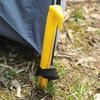 10Pcs Bucket Plastic Nails Tent Tarpaulin Ground Camping Yellow Tent Pegs Accessory Outdoor Fixing Pegs Travel