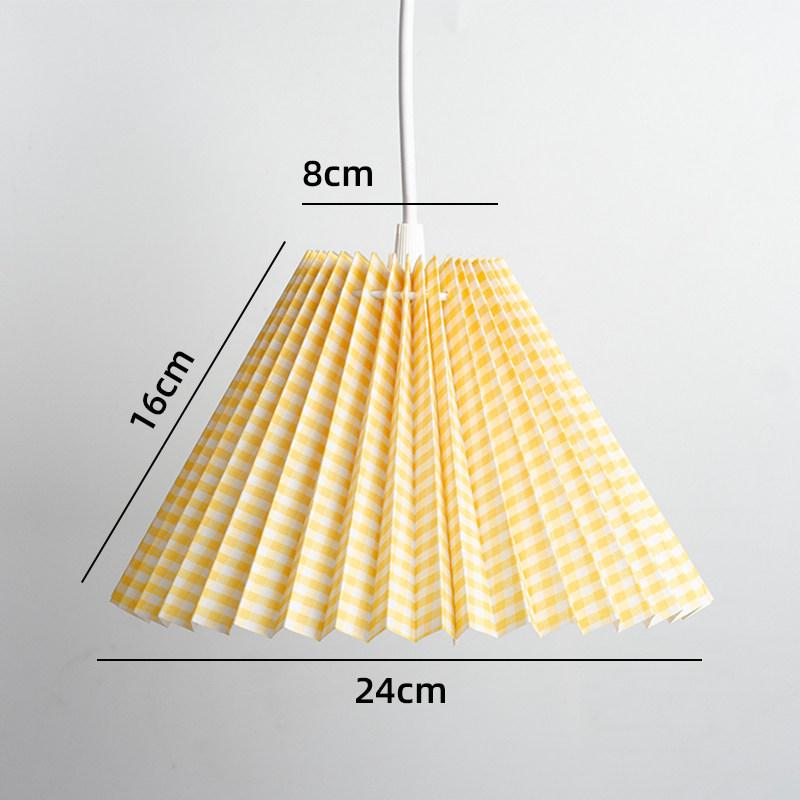 Nordic Origami Pendant Lights Lampshade Replacement Lamp Cover Downward Bulb Design Hanging Lamp Dining Room Kitchen Home Decor