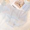 Ultra-Thin Solid Color Ice Silk Mid-Waist Breathable Summer Panties for Women