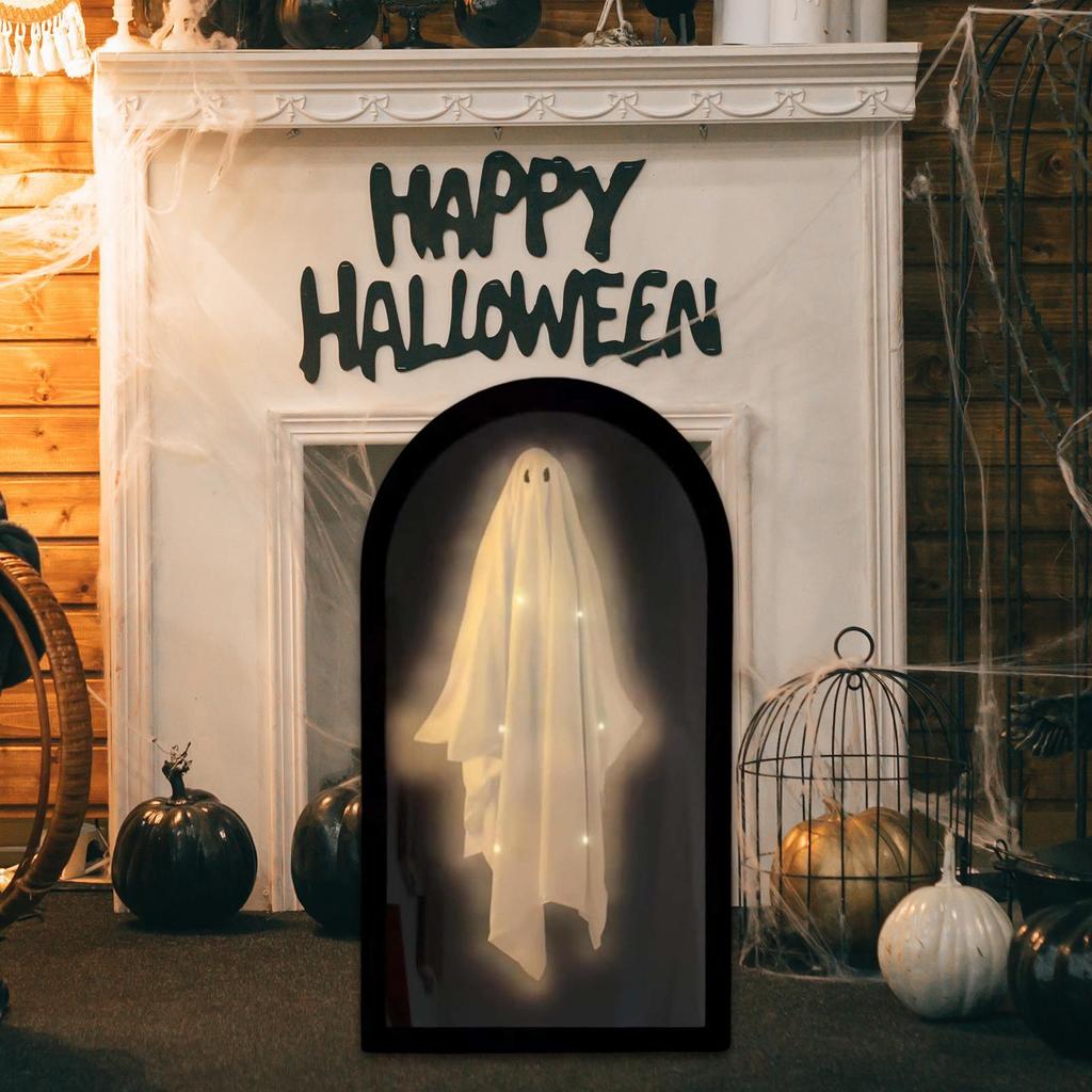 2025 Halloween Scary Decor Hologram Ghost Mirror, Partysupplies Room Decoration,adding A Terrifying Atmosphere
