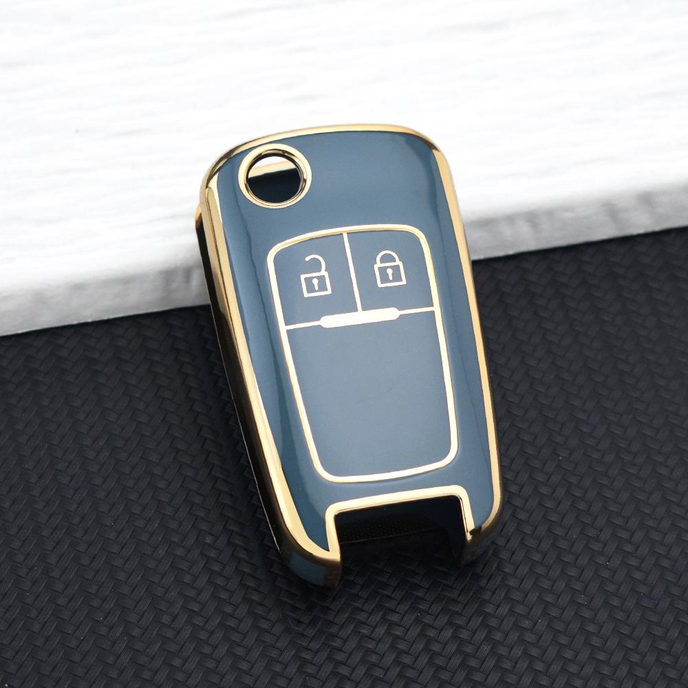 Car Key Case For  Chevrolet Cruze Aveo Trax Sail Malibu Captiva Opel Vauxhall Astra J Corsa Mokka Insignia Tpu Flip Key Cover