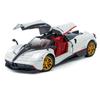1/24 Pagani Huayra Dinastia Supercar Alloy Car Die-casting Model Sound and Light Car Model Toy Collection Children Gift