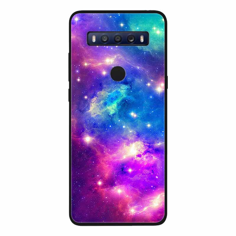 Para TCL 10 SE Funda Suave de Silicona Fresca y Moderna Para TCL 10SE T766U T766H Tapa Trasera TCL10SE TPU Protectora para Teléfono Fundas