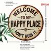 1pc Funny Plate Metal Tin Sign Wall Decor Farmhouse Garage Bar Cafe Kitchen Bathroom Bedroom Home Room Studio