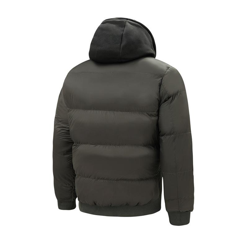 Men's Fashionable Hooded Cotton Jacket – Warm, Thick Winter Coat