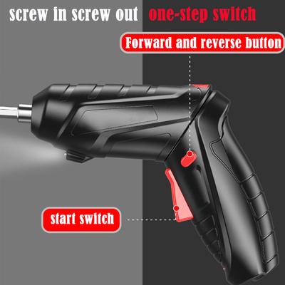 Rechargeable Drill And Screwdriver Electric Battery Screwdriver Set Wireless Mini Impact Compact Screwdriver Kit Cordless Drill