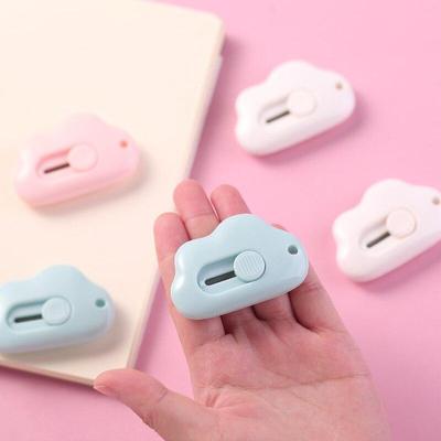 Faca utilitária de vento fofa, abridor de caixa de envelope, mini faca de arte portátil para crianças, estudantes, material de escritório e escola