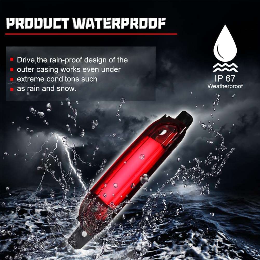 GTINTHEBOX for 2015 2016 2017 2018 2019 2020 2021 2022 2023 Chrysler 300 High Mount LED Third Brake Light Rear Lamp Stop light Red Lens