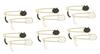 Cute White and Black Cat Pin Brooch 1 Dozen Safety Pin Brooch Pin Kitten Accessory Parts Handmade Craft Tail