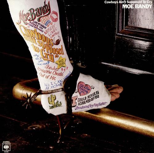 

LP Record MOE BANDY - Cowboys Ain t Supposed To Cry SCBS82295 CBS 1977 UK Folk Used