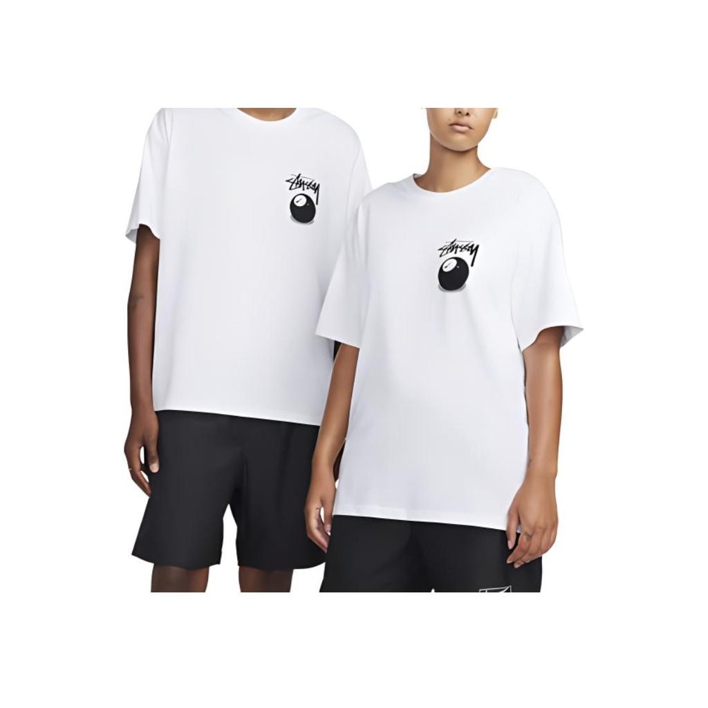 Nike Camiseta X Stussy 8 Ball Branca Tops Unissex DO9322-100