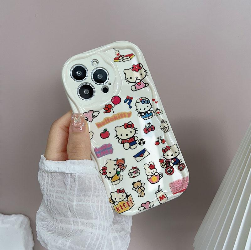 Sanrio Hello Kitty Kuromi Case For Iphone 17 Pro Max 17 Air 16 15 14 13 12 11 Pro Max 16e Plus12 13 mini INS Pochacco Cute Cover
