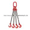 Sada zdvihacího řetězového popruhu TANERDD 3 tuny 0,5 m 4 háky