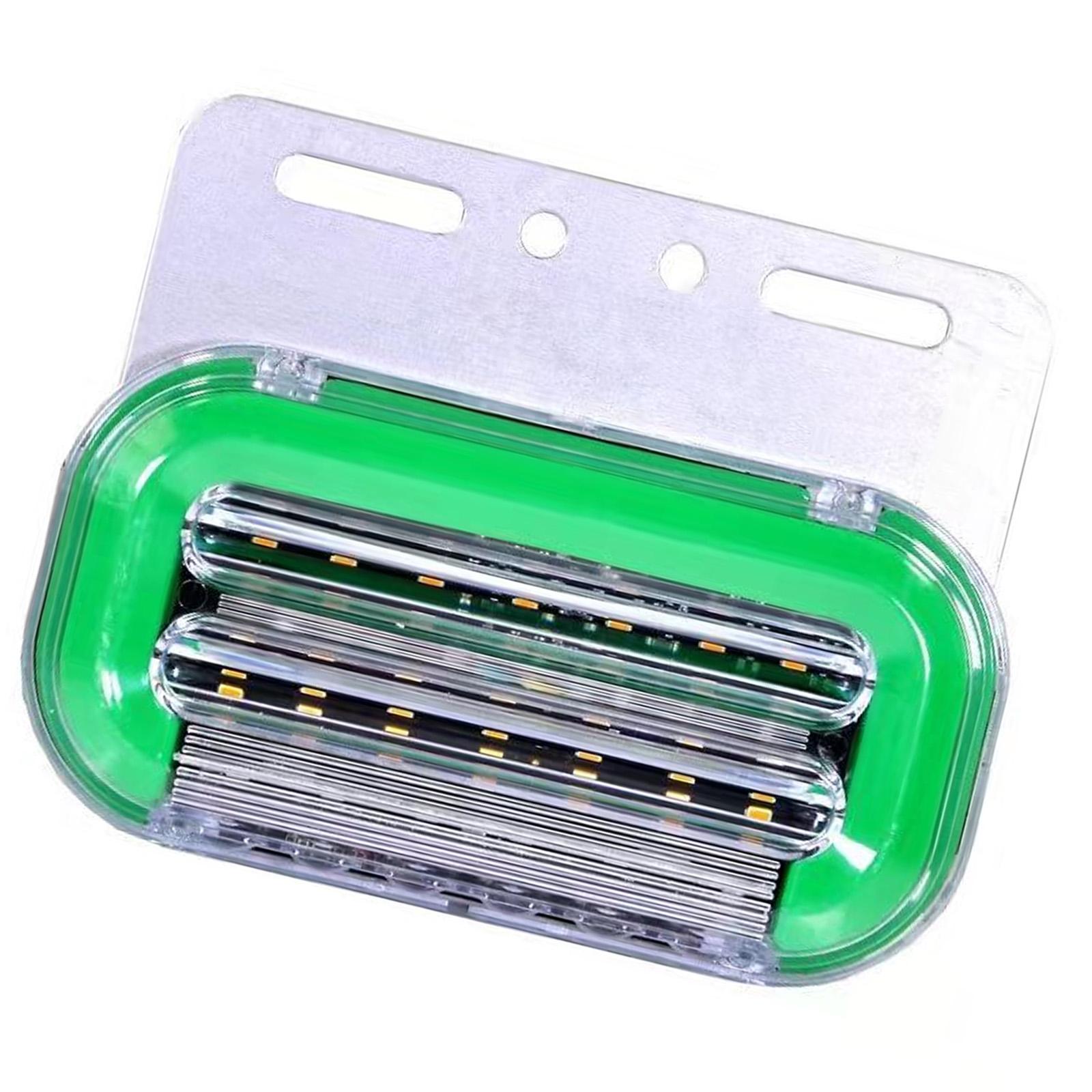 

Waterproof 24V Blue LED Side Lights Suitable for Truck, High Brightness Safety Indicators Easy Installation Weatherproof зелёный