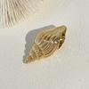 Golden Color Starfish Hair Clip Gold Color Scallop Shape Shell Hair Clip Elastic Design Duckbill Hair Clip Beach Party