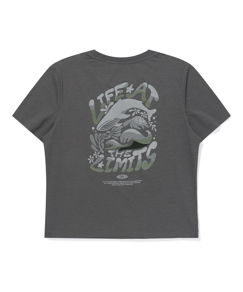 BBC EARTH Women'S Dolphin Policott Summerty Charcoal