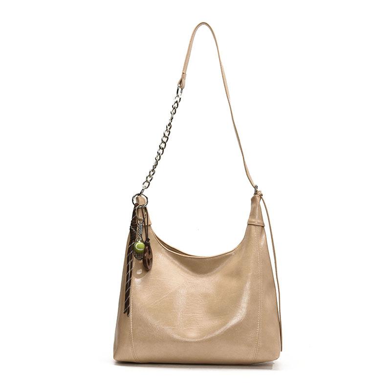 

Large Capacity Bag Women s New Fashion Chain Shoulder Messenger Bag Commuter Women Tote Bag no pendant хаки