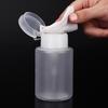 Bouteille à pompe vide en plastique transparent de 150ml, pour Nail Art, dissolvant de vernis Gel UV, liquide propre, conteneur d'alcool, outils