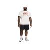Nike Logo Letter Print Pattern Round Neck Fitness Short Sleeve T-Shirt Men T-Shirts Peak-White FZ8048-121