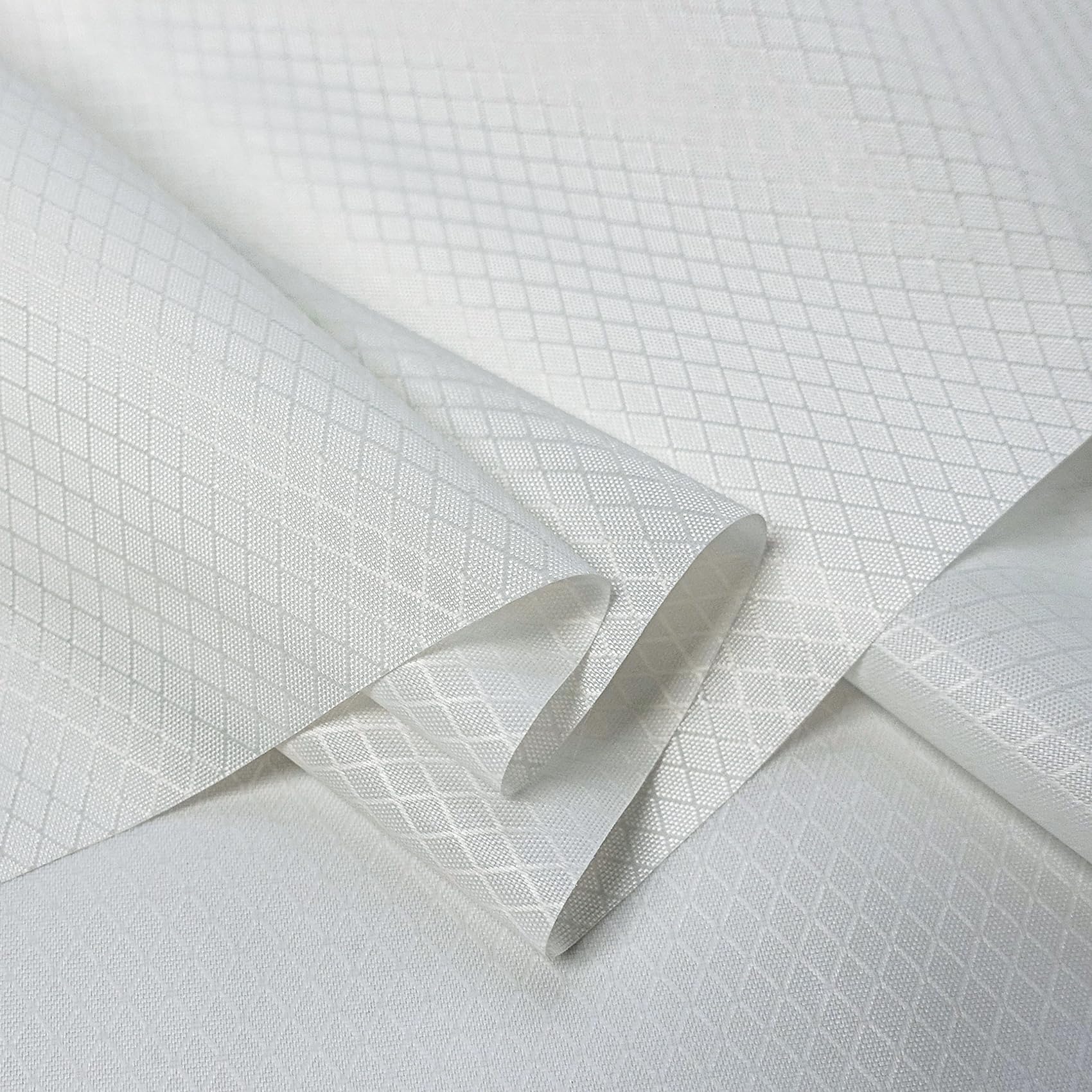 

emma kites 70D Ripstop Nylon 148cm UV Solid Outdoor DIY Tent Rain Tarp 3M Cut Size Fabric, Wide, PU3000mm, Waterproof, Protection, Color, Use, Tarp, белый