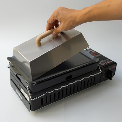 (17) Steaming Lid for Robata Grills and Aburiya Grills, Suitable Size for BBQ Iron Plates, 150mm X 250mm, Height 60mm