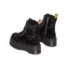 Dr. Martens Dr.Martens Vegan Jadon Boot Max Crushed Velvet Platforms 'Black' Women's 31030001