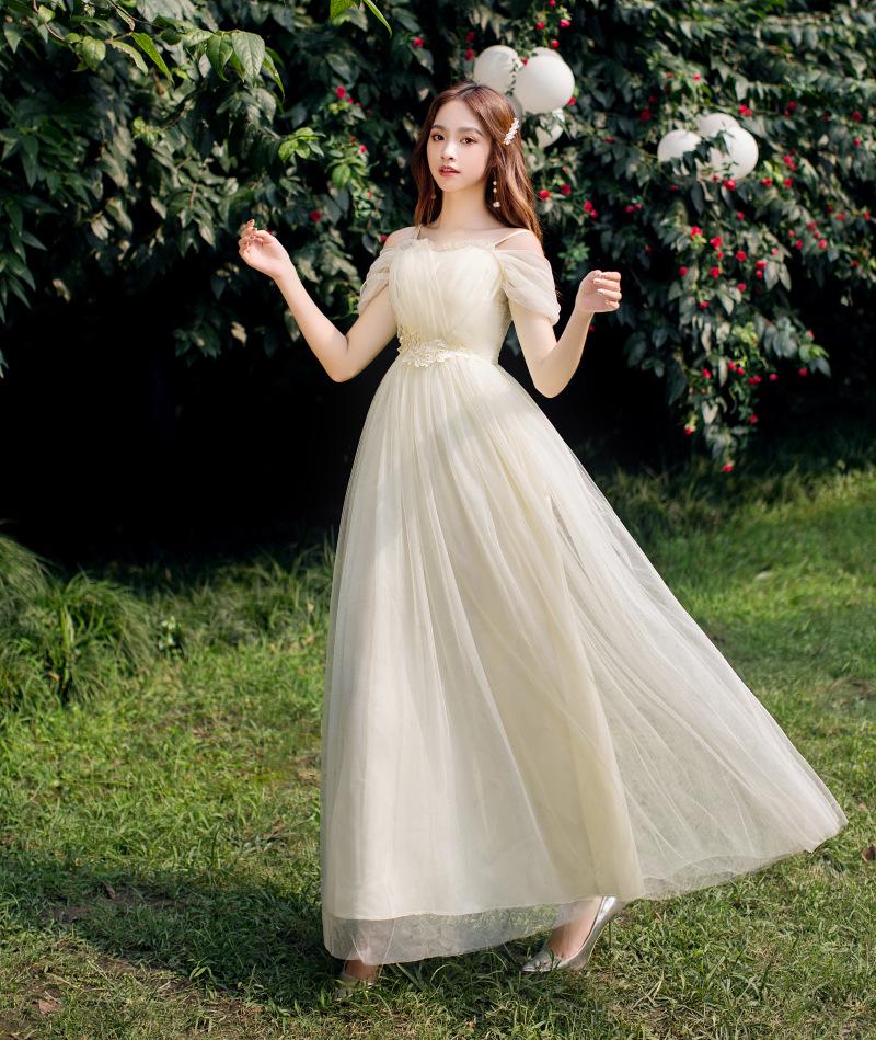 2025 Elegant Long Bridesmaid & Evening Dress for Women