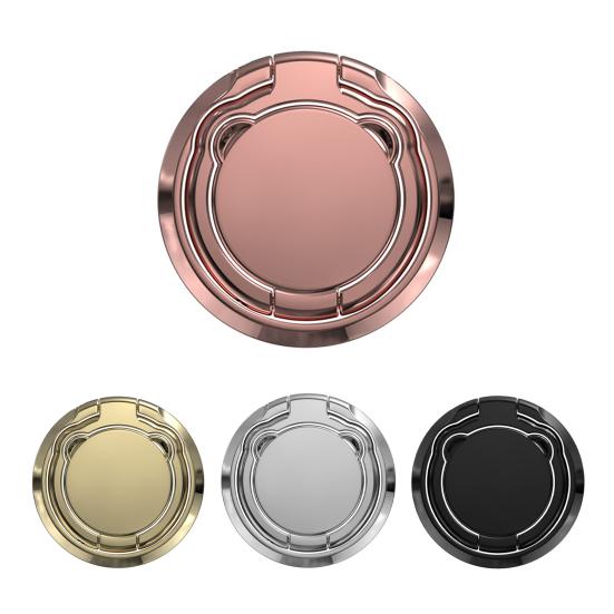 Finger Ring Holder Shape Foldable Portable Cute Bear Magnetic Smart Phone Mount Stand