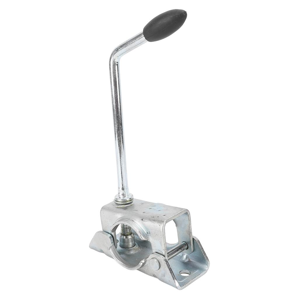 Jack Wheel Split Clamp Metal Trailer Wheel Split Clamp Prop Stand Support Mount for 48mm Pipe Diameter
