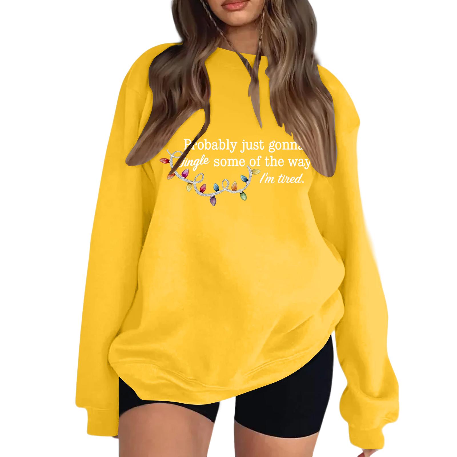 

Дамы, Возможно, Придется Позвенеть Как-нибудь Я Устала от Толстовок. Смешно, может быть, просто придется позвенеть. Устал от толстовок. XL жёлтый