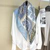 Gentle And Quiet Light Face! Elegant Retro Twill Silk Scarf Women'S Spring Mulberry Silk Scarf Square Scarf