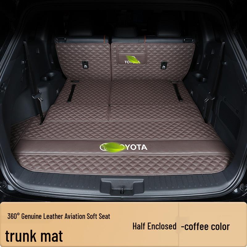 Kompletní krycí rohož do kufru pro 7místnou Toyotu Highlander - Vše v jednom interiérový doplněk