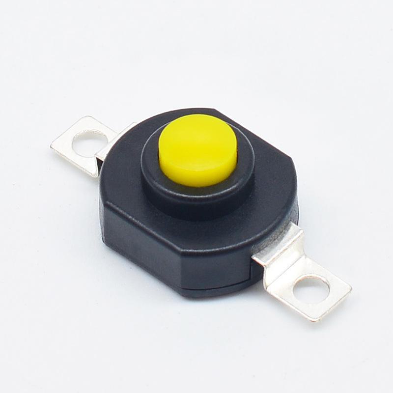 

Жовтий кнопковий перемикач із самоблокуванням, увімк./вимк., 12x14 мм SMD, сумісний із ліхтариком (Модель: YT-1412-KD) XY-12F
