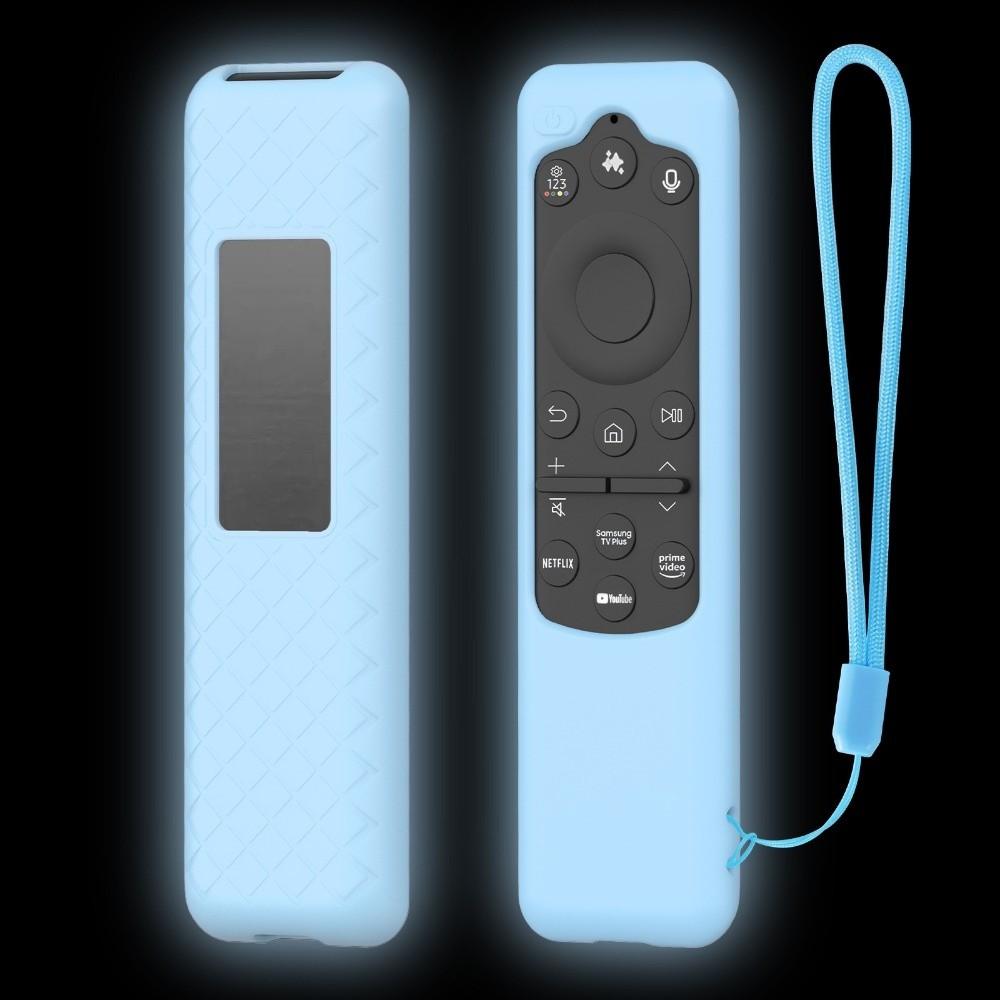 Silicone TV Remote Controller Cover with Lanyard Shockproof Protective Case for Samsung BN59-01432A/BN59-01480L