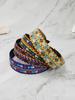Maia Geometric Pattern Headband - Beige