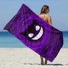 Children'S Bath Towel Gengar Towel Theme Beach Blanket Quick Dry Soft Swimming Towel For Beach Pool Bathyoga