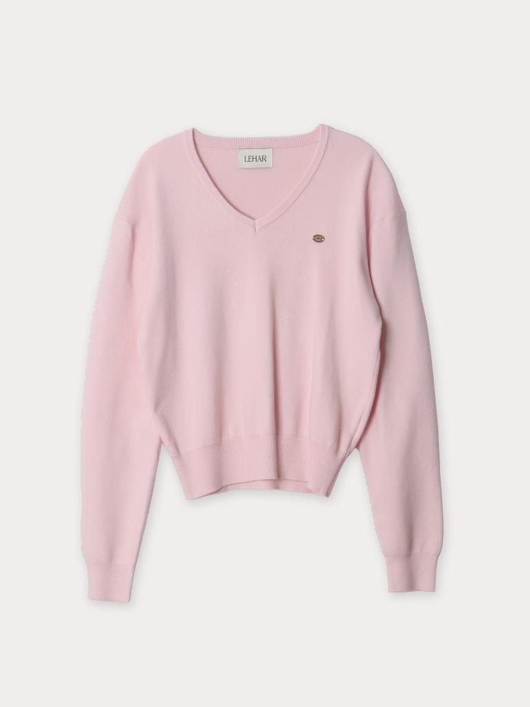 Mejongleuhaleu Pure V-Neck Knit 4 Colors