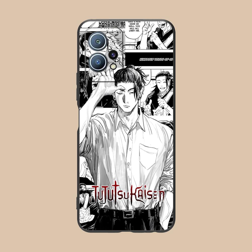 Jujutsu Kaisen Geto Suguru Phone Case for Huawei P60 P50 P40 P30 P20 P10 P9 P8 Pro Lite Plus Colorful Printing Cover Smartphone