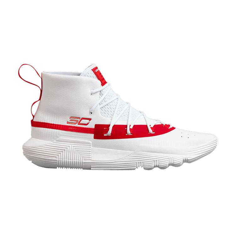 

Under Armour Curry 3Zer0 2 White Red Men Sneakers 3020613-104